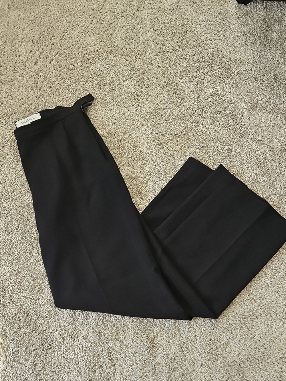 MaxMara Black Wide Leg  Trousers 6